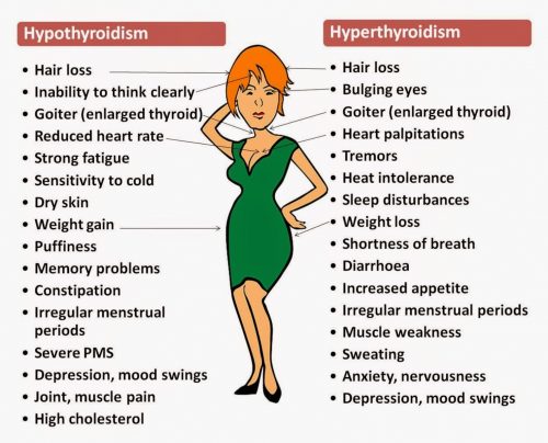 Symptoms of Overactive Thyroid
